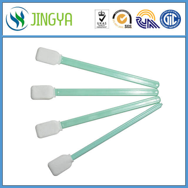 Cleanroom foam swabs for electronic