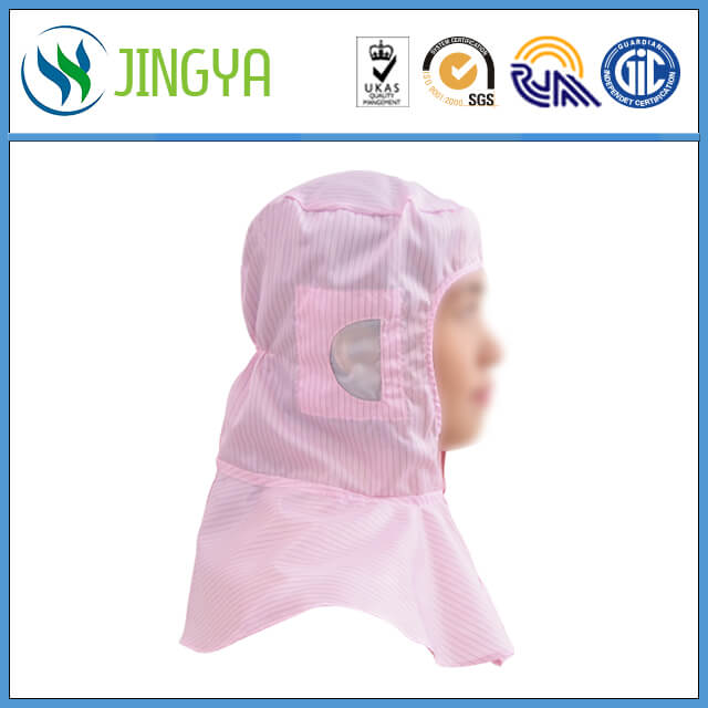 Cleanroom antistatic work shawl cap