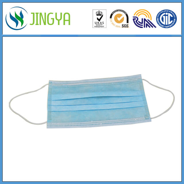 Three-layer non-woven cleanroom facemask